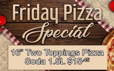 Friday Pizza Special